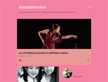 Tablet Screenshot of nonsoloinscena.blogspot.com