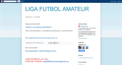 Desktop Screenshot of ligafutbolmaster.blogspot.com