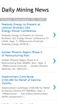Mobile Screenshot of daily-mining-news.blogspot.com