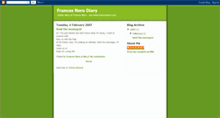 Desktop Screenshot of francesnero.blogspot.com