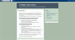 Desktop Screenshot of cvbasket.blogspot.com