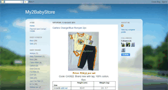 Desktop Screenshot of my2babystore.blogspot.com