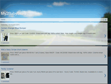 Tablet Screenshot of my2babystore.blogspot.com