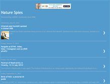 Tablet Screenshot of naturespies.blogspot.com