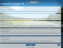 Tablet Screenshot of crowdedhermit.blogspot.com