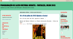 Desktop Screenshot of fortalezaculturainfantil.blogspot.com