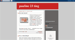 Desktop Screenshot of pkj-pauline23.blogspot.com