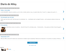 Tablet Screenshot of diario-de-miley.blogspot.com