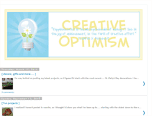 Tablet Screenshot of creativeoptimism.blogspot.com