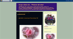 Desktop Screenshot of pintoresdelalma.blogspot.com