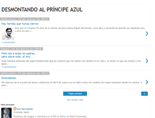 Tablet Screenshot of desmontandoalprincipeazul.blogspot.com