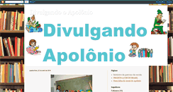 Desktop Screenshot of divulgandoapolonio.blogspot.com