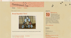 Desktop Screenshot of flamboyantjoe.blogspot.com