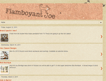 Tablet Screenshot of flamboyantjoe.blogspot.com
