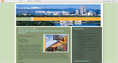 Desktop Screenshot of 2008denverdnc.blogspot.com