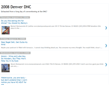 Tablet Screenshot of 2008denverdnc.blogspot.com