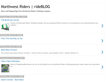 Tablet Screenshot of northwestridersclothing.blogspot.com
