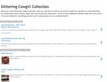 Tablet Screenshot of glitzycowgirl.blogspot.com