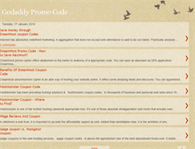 Tablet Screenshot of livegodaddypromocode.blogspot.com