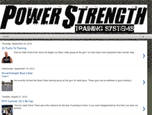 Tablet Screenshot of powerstrengthtrainingsystems.blogspot.com