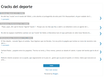 Tablet Screenshot of futbolcracks.blogspot.com