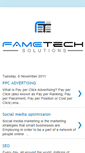 Mobile Screenshot of fametechsolutions.blogspot.com