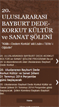 Mobile Screenshot of bayburt-dede-korkut.blogspot.com