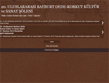Tablet Screenshot of bayburt-dede-korkut.blogspot.com