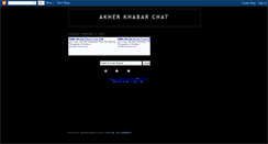 Desktop Screenshot of akherkhabarchat.blogspot.com