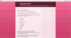 Desktop Screenshot of organizare-nunti.blogspot.com