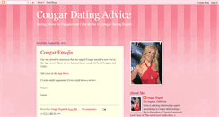 Desktop Screenshot of cougardatingadvice.blogspot.com