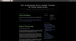 Desktop Screenshot of diescreaming.blogspot.com