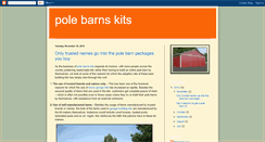 Desktop Screenshot of pole-barns-kits.blogspot.com