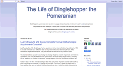 Desktop Screenshot of dinglehopperthepomeranian.blogspot.com