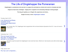 Tablet Screenshot of dinglehopperthepomeranian.blogspot.com