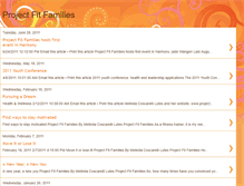 Tablet Screenshot of projectfitfamilies.blogspot.com