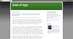 Desktop Screenshot of dream-of-vegas.blogspot.com