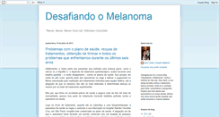 Desktop Screenshot of desafiandomelanoma.blogspot.com