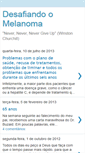 Mobile Screenshot of desafiandomelanoma.blogspot.com