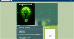 Desktop Screenshot of ideasdeenergiasrenovables.blogspot.com