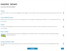 Tablet Screenshot of meester-jeroen.blogspot.com