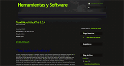 Desktop Screenshot of herramientas-software.blogspot.com