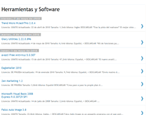 Tablet Screenshot of herramientas-software.blogspot.com