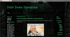 Desktop Screenshot of deepdarkdungeons.blogspot.com