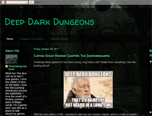 Tablet Screenshot of deepdarkdungeons.blogspot.com