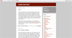 Desktop Screenshot of bubblyred.blogspot.com