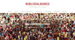 Desktop Screenshot of biblioalbares.blogspot.com