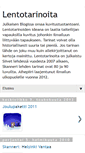 Mobile Screenshot of lentotarinoita.blogspot.com