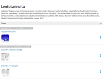 Tablet Screenshot of lentotarinoita.blogspot.com