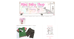 Desktop Screenshot of minibabyshop.blogspot.com